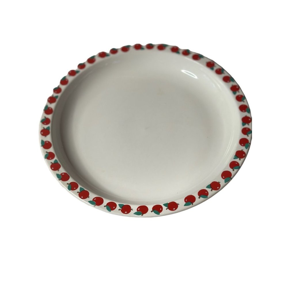 Vintage Apples Culinary of arts dinner plate 10 1/14 inch